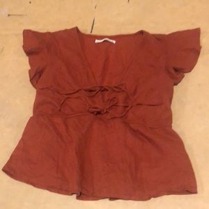 Abercrombie and Fitch woven top